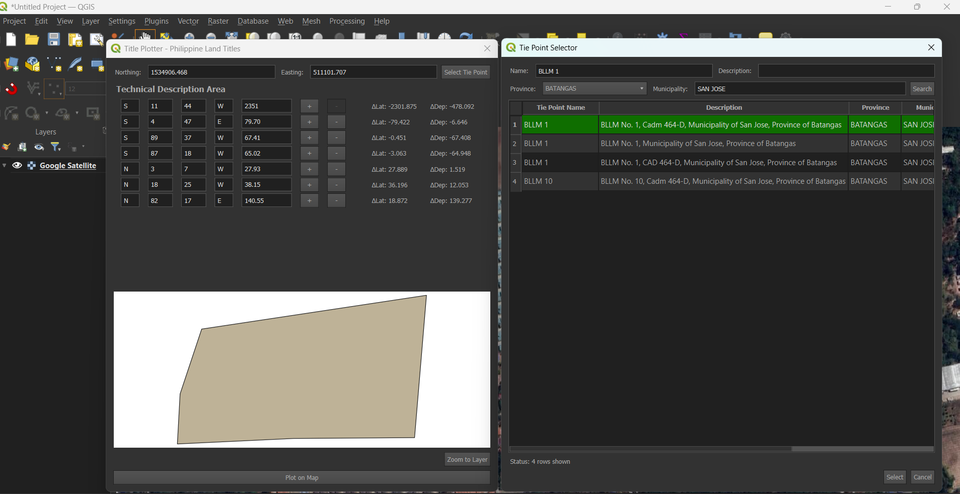 Lot Geometry Preview